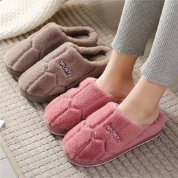 Bottom Soft Home Cotton Men Slippers Indoor Slip-On Bedroom Slides Women Comfortable Shoes For Couple Y201026