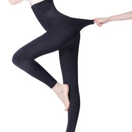 TOPMELON Slimming Underwear Plus Size Control Pants Long Length Shapewear S-3XL High Waist Tummy Control Shapers Shaping Pants LJ201209