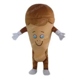 Halloween ice cream Mascot Costume Top quality Cartoon Character Outfits Adults Size Christmas Outdoor Theme Party Adults Outfit Suit