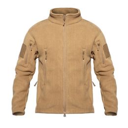 TAD Winter Warm Fleece Tactical Jackets Men Military Windproof Thicken Multi-pocket Jackets Casual Hoodie Coat Clothing 201218