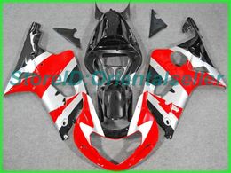 -Personalizzato per Suzuki GSX-R1000 K2 00 Red Black AE18 GSXR1000 GSX R1000 K2 2000 2001 2002 Bodys Kit GSXR-1000 GSXR 1000 00 01 02 Nuova carenatura
