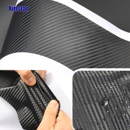 4pcs Carbon Fibre Car Door Sills Guards Sticker For Fiat Panda 500 500x 500l TIPO PUNTO2941