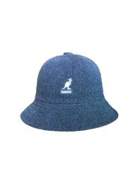 Ball Caps 2024 Kangaroo Kangol Fisherman Hat Sun Hat Sunscreen Embroidery Towel Material 3 Sizes 13 Colours Japanese Ins Super Fire Hat d1