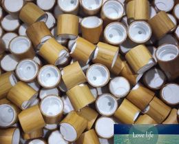 24/410100pcs Cosmetic Accessiories Bamboo disc Cap, 24mm Neck Size Natural Bamboo Pressed Cap for Cosmetic Bottles