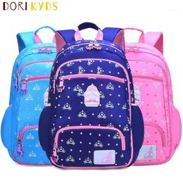 Backpack DORIKYDS Children School Bags Girls Orthopaedic Kids Princess Backpacks Schoolbags Primary Mochila