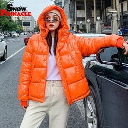 Shiny women parkas women Parkas jackets fashion thick warm winter jackets coat for female outwear jacket M-XXL 201214