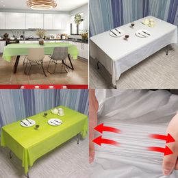 -Tablecloth rettangolare Multi a monouso Plastica Plastica Plastica Impermeabile Decorazione a prova di olio Decorazione da tavolo Forniture per feste 1 8FC K2
