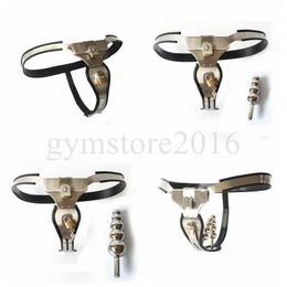 Chastity Devices Stainless Steel EMCC Type Female Plug Adjustable Invisible Chastity Belt Device #76