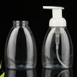 Plastic Foam Bottle 250ML Hand Sanitizer Transparent Empty Cosmetic Bottles With Pump Hand Wash Soap Container