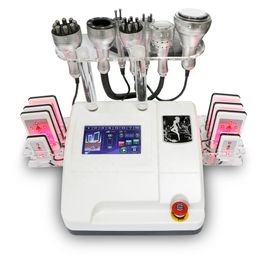 New 8 in 1 Slimming Cavitation Body Shaping Massager Fat Burner Cryo Photon Galvanic Radio Vacuum Weight Loss Machine