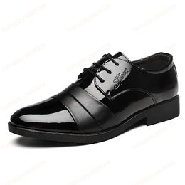 Men Dress Shoes Italian Dress Oxford Shoes for Men Plus Size Dress Patent Leather Shoes Men Classic Ayakkabi