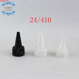 Black / White Transparent Plastic Pointed Mouth Cap , High Quality For Jam Bottle ( 100 PC/Lot )good qualtity