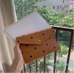 2022 designer wallets yellow brown printed card holder leather prom evening portable cards holders fashion luxury women men wallet fast ship