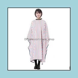 Hair Salon Care & Styling Tools Products Barber Hairdressing Gown With Snap Button Neck Finished Cape Anti Static Fashion Design Sell Stylis