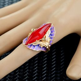 Fashion Jewellery Ring Handmade Enamel Gem Snake Jewellery Ring for women 2 Colour Select Size (6 7 8 9)