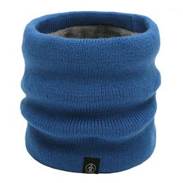 Cycling Caps & Masks Winter Men Women Warm Knitted Scarves Thick Elastic Knit Mufflers Chirldren Neck Warmer Plush Scarf Collar Super Soft W