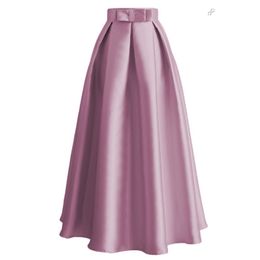 Plus Size Skirts Faldas Mujer Moda 2019 Abaya Dubai Turkish Long Pleated Maxi High Waist Skirt Women Jupe Longue Femme Skirts T200712