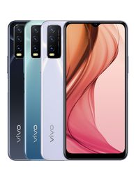 Original Vivo Y30 4G LTE Mobile Phone 6GB 8GB RAM 128GB ROM Snapdragon 460 Octa Core Android 6.51" Full Screen 13.0MP OTG 5000mAh Fingerprint ID Face Wake Smart Cell Phone