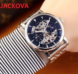 Top Hollow Skeleton Dial Crime Premium Watch Men Automatic high quality 316L Stainless Steel Mens Mechanical Wristwatch 5ATM waterproof swimming clock