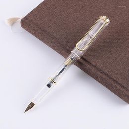 Фонтанские ручки прозрачные поршневые ручка 4 цвета.