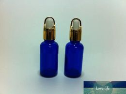 50pcs 10ml blue glass Essential oil empty bottles with basket cover glass droppers/ diy for perfume essential oil and liquid
