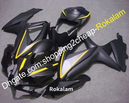 Popular Motorbike Bodywork Parts For Suzuki GSXR600 08 09 10 GSXR750 2008 2009 2010 K8 GSXR Black Fairings Of Motorcycle (Injection molding)