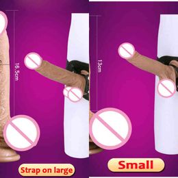 NXY Dildos Sling on Lesbian Trousers, False Penis, Realistic Detachable Suction Cup, Female Masturbation, Adult Sex Toy.1213