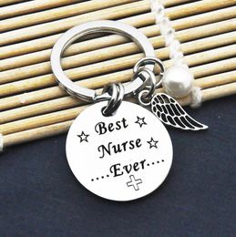 Nurse Graduation Gift for Nurse Keychain for Men Women Kids Mom -Best Nurse Ever-Nurse Graduation Gifts Nurses Week Presents