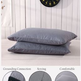 EARTHING Grounding pillow case for kid Adult For Health & EMF Protection anti ratiation anti-static earth beneifit 201212