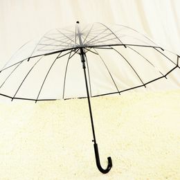 1PCS Romantic imitation lace Transparent cute cat Large long Rain Wind Umbrella For Lolita Women Travel 201112