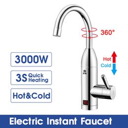 Electric Faucet Instant Water Heater Tap Faucet Heater Cold Heating Faucet Tankless Instantaneous Water Heater kitchen faucets T20288O