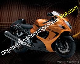 Fairing Set For Suzuki GSXR 1300 GSX-R1300 2008 ~ 2014 2015 2016 GSX R1300 GSXR1300 Bodywork Motorcycle Orange Black (Injection molding)