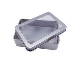 10.7*7*3cm Open Window Metal Storage Cases, Tin Boxes Steel display packaging can Free Shipping SN3527