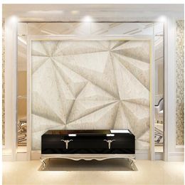 3d murals wallpaper for living room 3d marble pattern geometric wallpapers stereo background wall