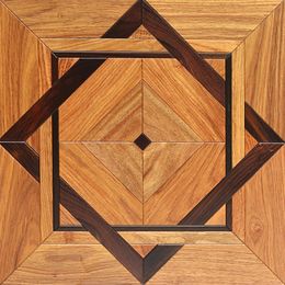 Rosewood parquet art hardwood floor carpet woodworking rugs home decor medallion inlay wall cladding wallpaper effect finished engineered timber marquetry tile