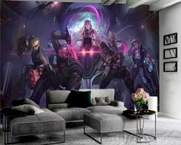 Custom 3D Wallpaper Mural Cartoon Animated Character 3d Wallpaper HD Digital Printing Moisture-proof 3d Wallpaper