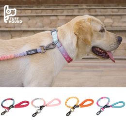 Retractable Dog Leash Stylish High Stretchy Nylon No Tangle Pet Leashes Running Training Traction Rope for Medium Large Dogs Cat LJ201109
