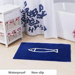 Bath Mats EMS 10pcs/lot Minimalism Non Slip Mat Bathroom Carpet In The Comfortable Pad 2 Size Bedroom Rugs1
