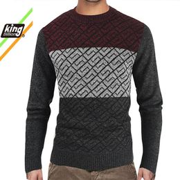 Sweater Men Hoodies Casual Pullover Shirt Autumn Winter Slim Fit Long Sleeve Mens Sweaters Knitted Cotton Pull Homme V-NECK