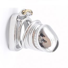 Chastity Cage Device Metal Virginity Cock Lock Penis Ring Stainless Steel Mistress Control BDSM Bondage Sex Toys for Men