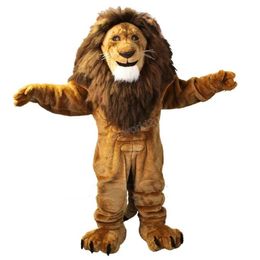 Halloween Long Hair Lion Mascot Costume High Quality Customize Cartoon Anime theme character Unisex Adults Outfit Christmas Carnival fancy dress