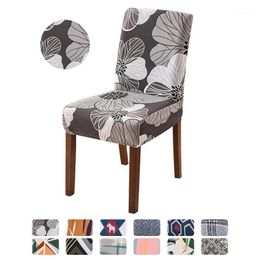 Chair Covers 2021 Pattern Cover Modern Stretch Universal Size Kitchen Dining Slipcovers For Home Decoration Anti-dirty1