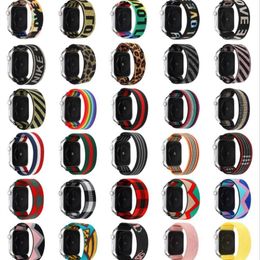 Apple Watch Band Smart Strap Wristband Braided Stretch for iwatch 1/2/3/4/5/6 Bands 38/40 42/44mm 35 Colors