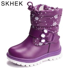 Children 's Boots For Girls more than Boys wool styles Boots waterproof Girls boot sport shoes fur lining kids shoes sell at LJ200911