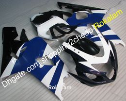 GSX-R 600 750 K4 Fairing kit For Suzuki 04 05 GSXR600 GSXR750 2004 2005 Blue White Black Sportbike Fairing Kits (Injection molding)