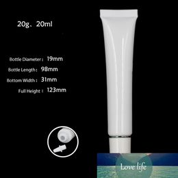 20g 20ml Plastic Eye Cream Bottle White Cosmetic Makeup BBCC Cream Soft Tube Refillable Trial Pack Container Free Shipping