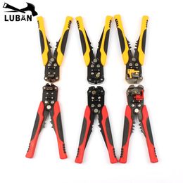 crimping tool descascador de manuais Ferramentas tool multitool alicate herramientas Wire Stripper Hand Tools cutter plier LUBAN Y200321