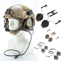 Outdoor Tactical FAST Helmet Accessory Side Rail ARC Headset Hanging Bracket Adapter Airsoft Paintball Shooting