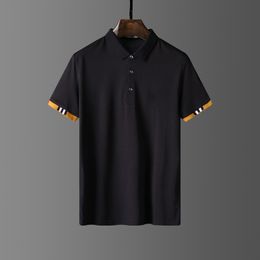 Fashion designer men's Polo Shirt Short Sleeve T-Shirt original single Lapel jacket sportswear jogging suit