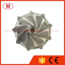 GT15-25 729612-0005 38.62/52.19mm 9+0 blades Performance Turbocharge Turbo Billet Compressor wheel/Aluminum 2618/Point Milling wheel for 765472-0001 MG1.8 Cartridge